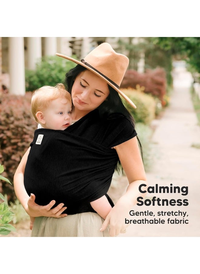 KeaBabies Baby Wrap Carrier - All-in-1 Stretchy Baby Wraps - Baby Sling - Infant Carrier - Hands-Free Babies Carrier Wraps