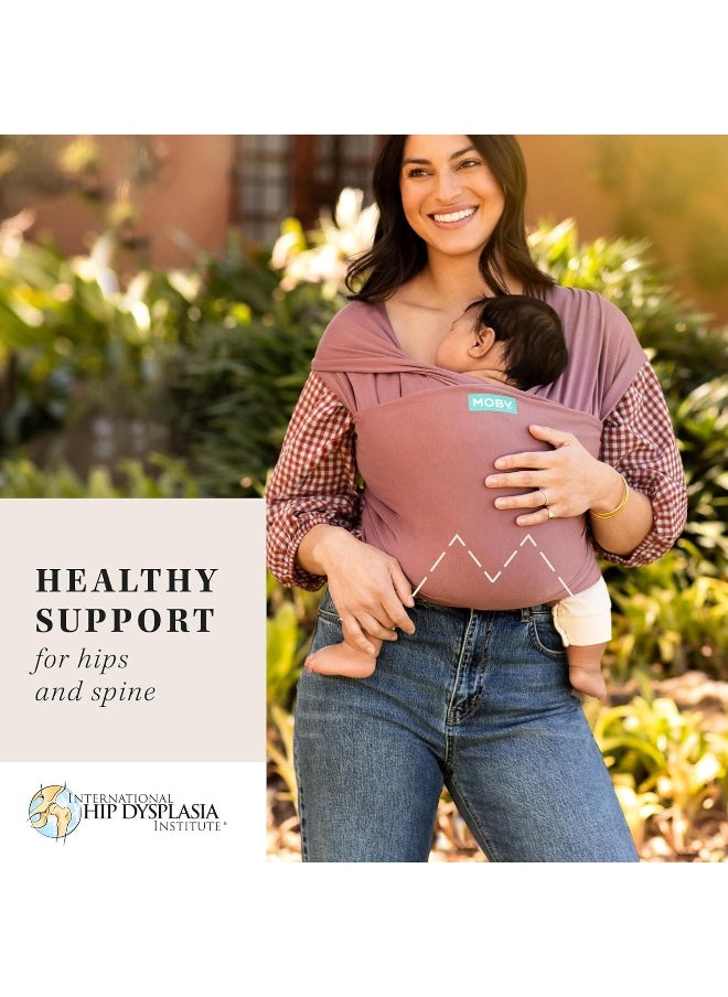 Moby Wrap Baby Carrier | Evolution | Baby Wrap Carrier for Newborns & Infants | #1 Baby Wrap | Baby Gift | Keeps Baby Safe & Secure | Adjustable for All Body Types | Perfect for Mom & Dad | Terracotta
