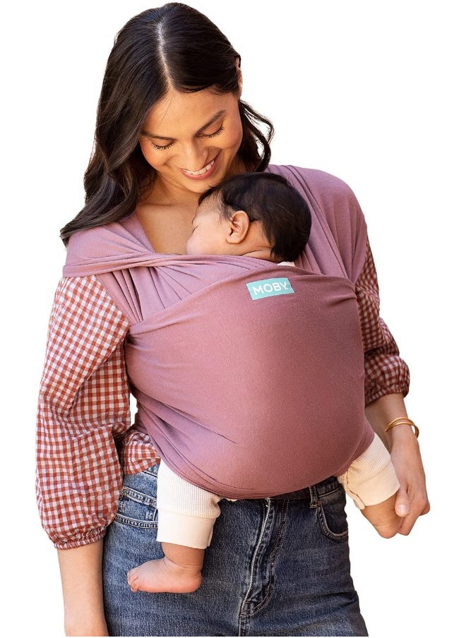 Moby Wrap Baby Carrier | Evolution | Baby Wrap Carrier for Newborns & Infants | #1 Baby Wrap | Baby Gift | Keeps Baby Safe & Secure | Adjustable for All Body Types | Perfect for Mom & Dad | Terracotta
