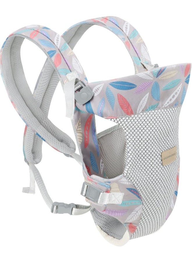 Baby Carrier Wrap, Ergonomic Front Carrier for Baby Infant Carrier All Carry Position Front and Back Face-in Face-Out Holder Baby Kangaroo Carrier for Toddler