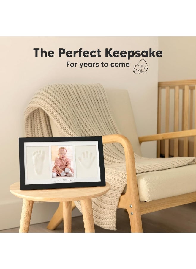 Baby Hand and Footprint Kit - Baby Photo Frame for Newborn - Baby Footprint Kit & Handprint Kit - Newborn Baby Gifts & Keepsakes - Infant Baby Gift - Baby Shower Gifts for Boys, Girls