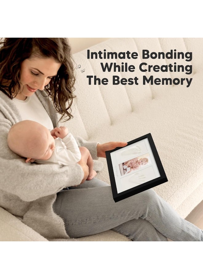 Baby Hand and Footprint Kit - Baby Photo Frame for Newborn - Baby Footprint Kit & Handprint Kit - Newborn Baby Gifts & Keepsakes - Infant Baby Gift - Baby Shower Gifts for Boys, Girls