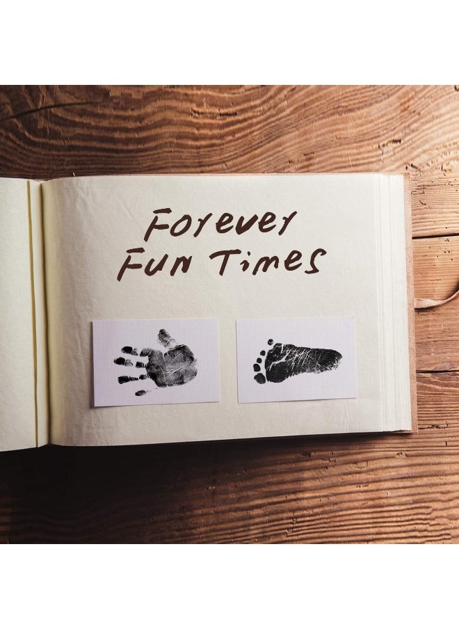 MengNi - Baby Footprint Handprint Pet Paw Print Kit with 4 Ink Pads and 8 Imprint Cards