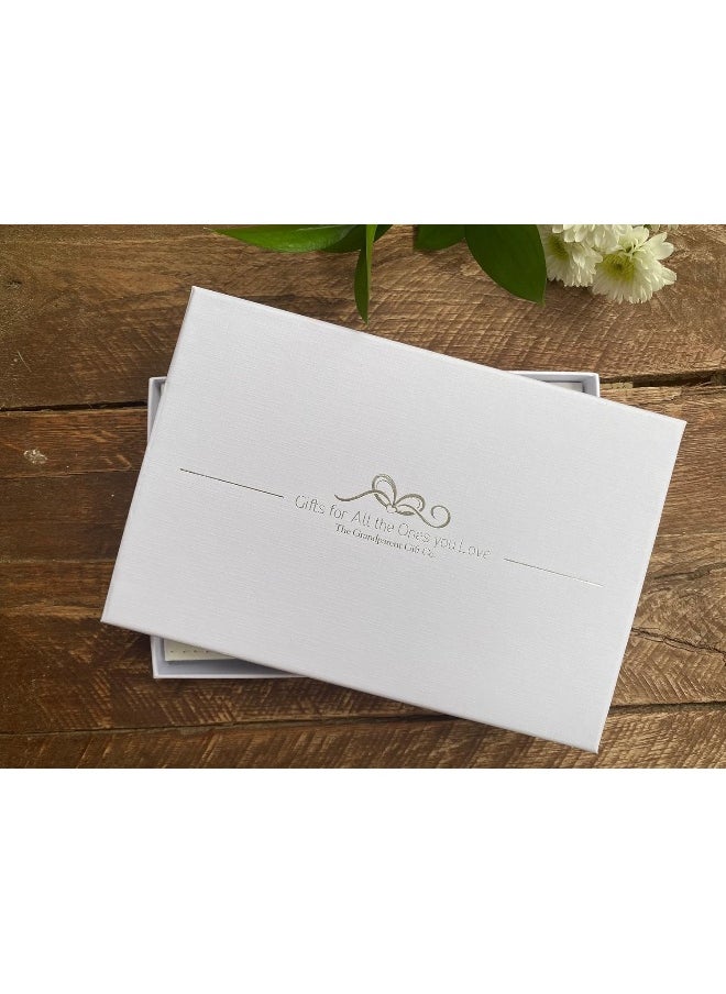 The Grandparent Gift Co. First Grandson Brag Book - Faux Suede Photo Album for New Grandparents