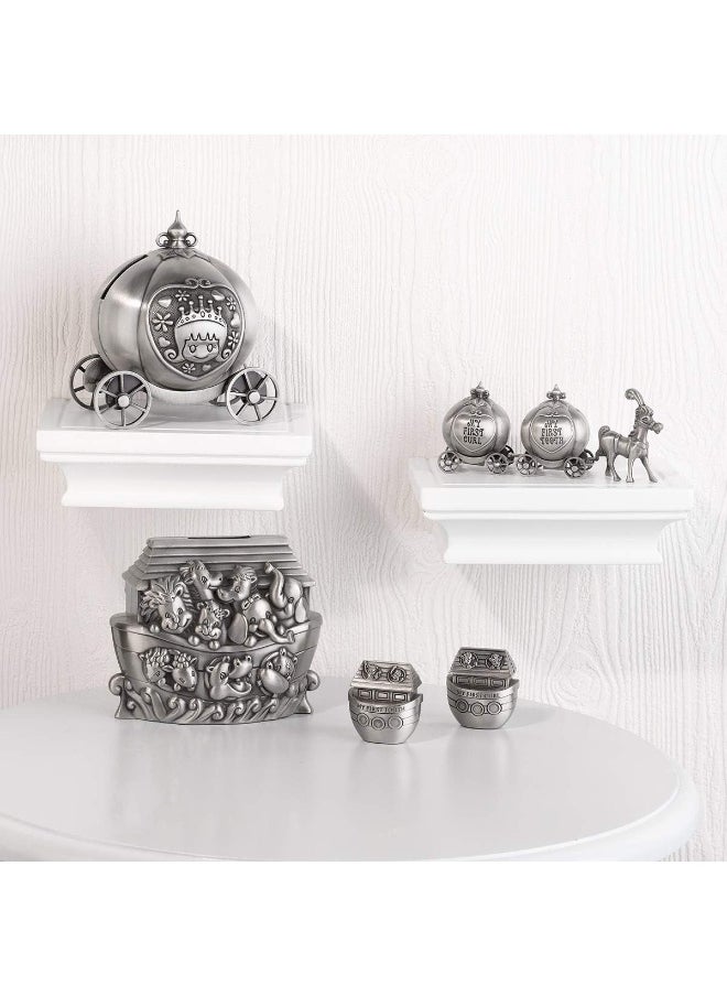 Lillian Rose Keepsake Pewter Tooth and Curl Box, Fairytale Coach, 2