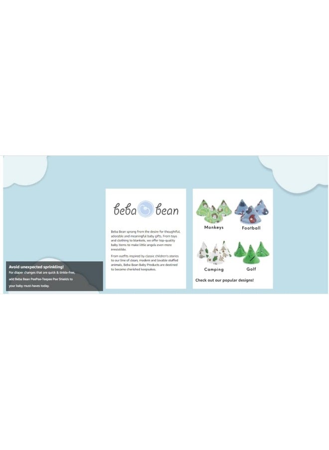Beba Bean Pee-Pee Teepee Fishing Blue - Cello Bag