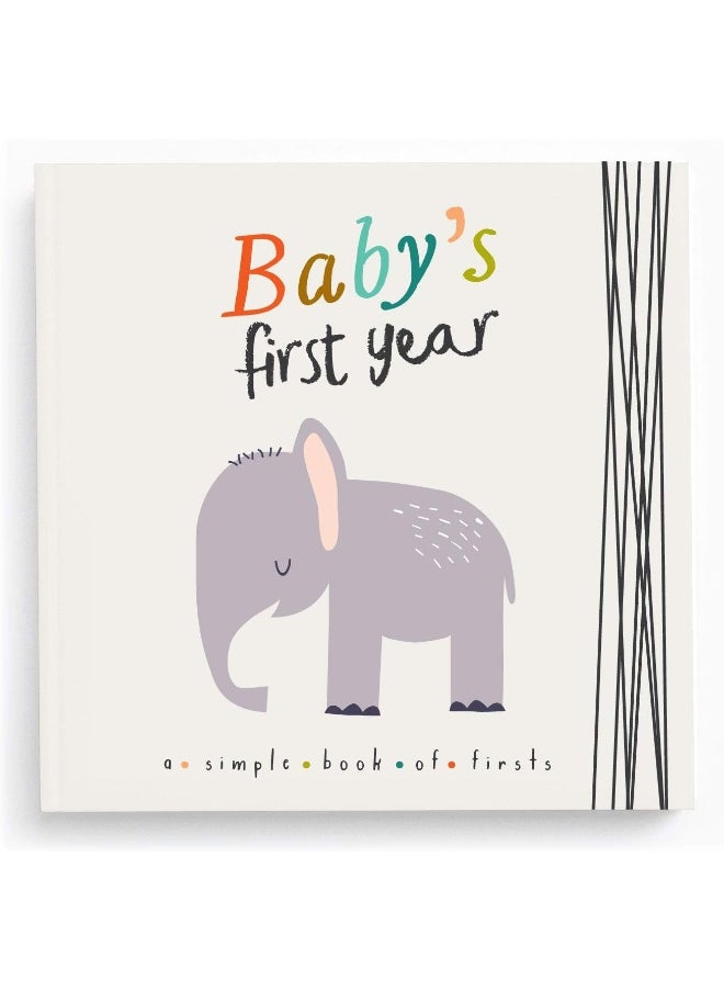Lucy Darling Baby Memory Book, Themed Baby First Year Book, First 5 Years Journal & Photo Album for Baby Boy/Girl, Keepsake Books, Gender Neutral Memories & Milestone Book, Mom Gift - Little Animal