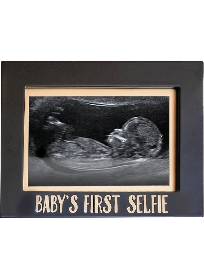 Pearhead Baby's First Selfie Sonogram Picture Frame, Gender-Neutral Baby Keepsake Photo Frame, Baby Nursery Décor