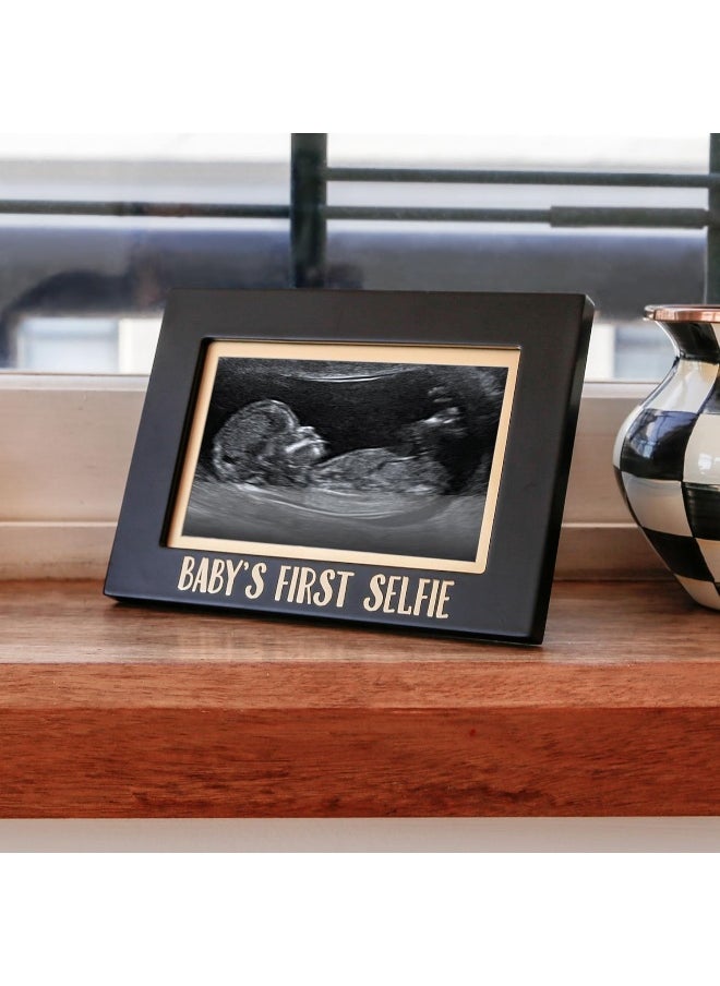 Pearhead Baby's First Selfie Sonogram Picture Frame, Gender-Neutral Baby Keepsake Photo Frame, Baby Nursery Décor