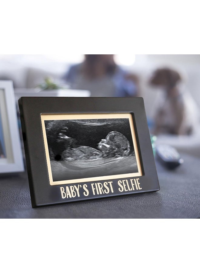 Pearhead Baby's First Selfie Sonogram Picture Frame, Gender-Neutral Baby Keepsake Photo Frame, Baby Nursery Décor