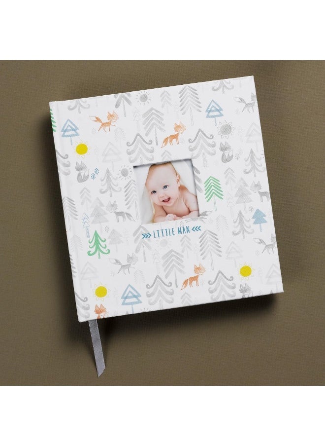 C.R. Gibson Little Man Perfect-Bound Memory Book for Newborn and Baby Boys