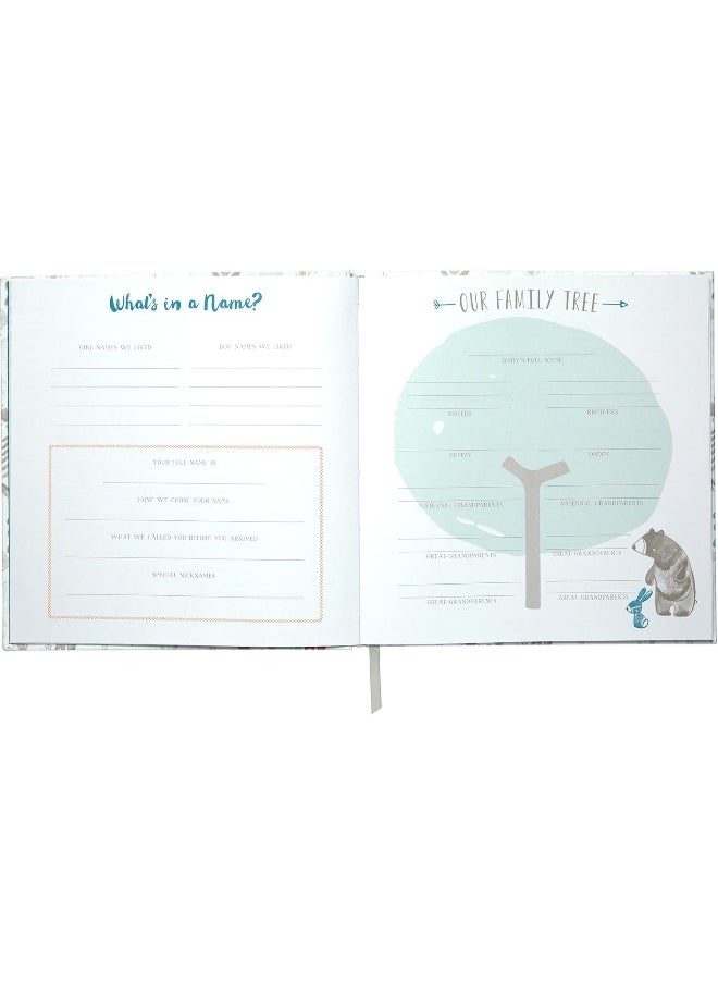 C.R. Gibson Little Man Perfect-Bound Memory Book for Newborn and Baby Boys