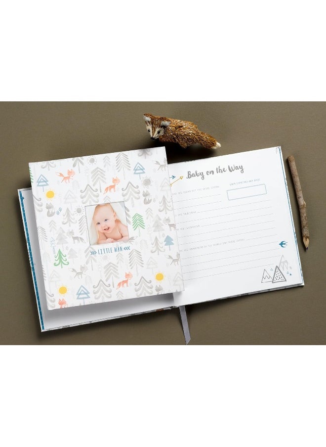 C.R. Gibson Little Man Perfect-Bound Memory Book for Newborn and Baby Boys