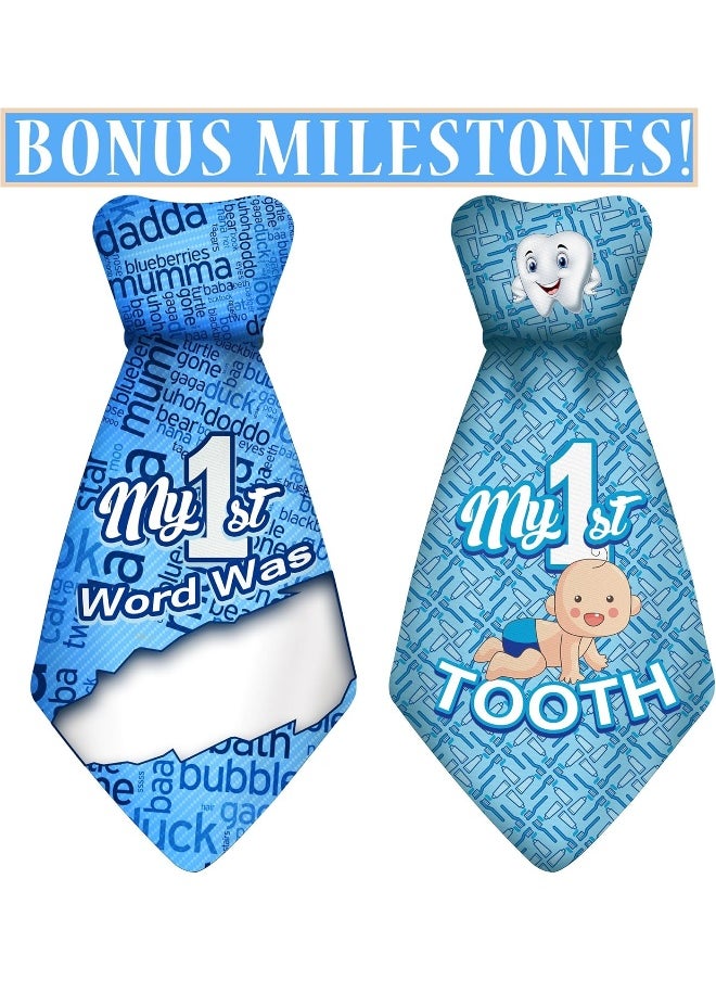 TurtleSurfers Baby Monthly and Holiday Milestone Sticker Ties