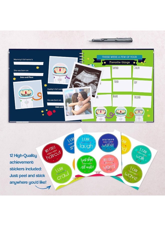 Astronaut Baby's First Year Memory Book