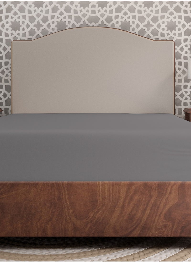 Color Sense 300TC Double Fitted Sheet – Dk Grey