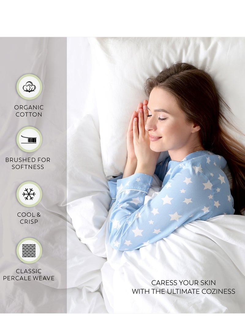 Color Sense 300TC Double Fitted Sheet – Ivory