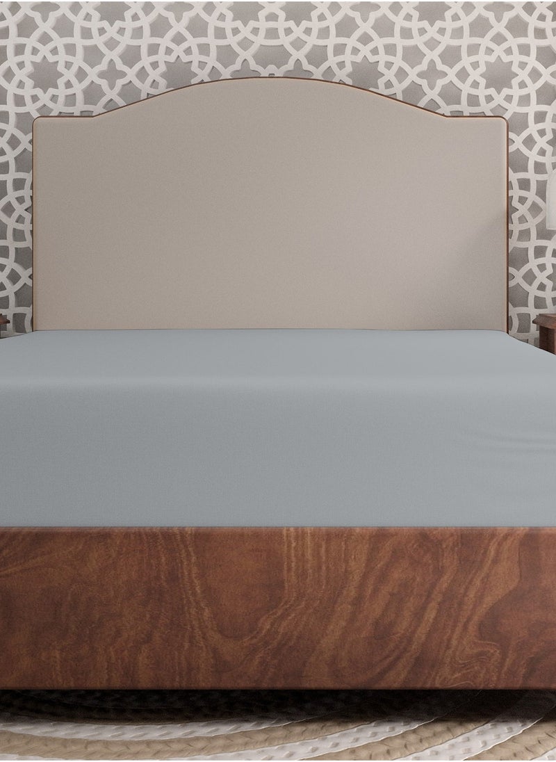 Color Sense 300TC King Fitted Sheet – Lt Grey