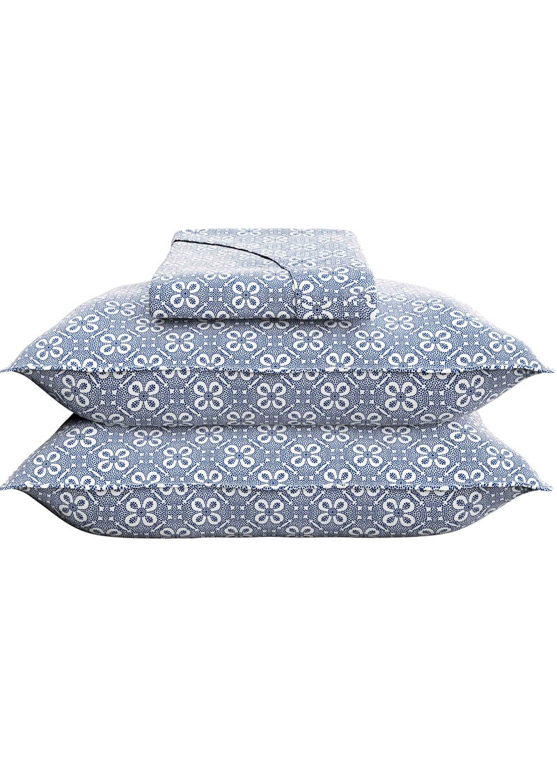 Color Sense 144TC Queen Fitted Sheet – Blue
