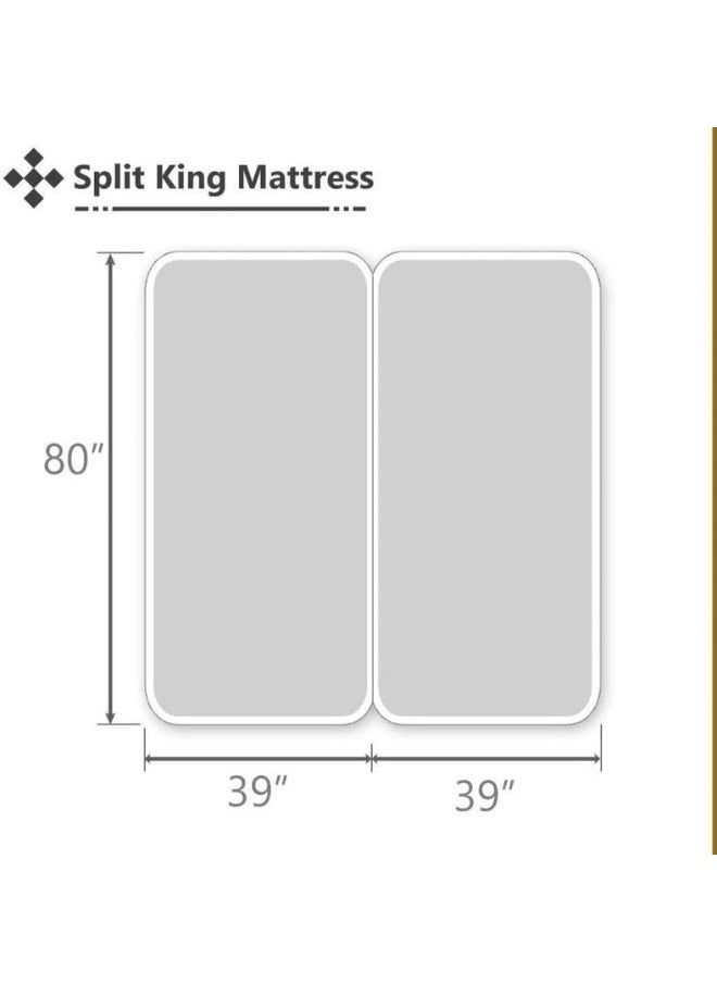 Rajlinen 5 PCs Adjustable Beds-Sheet Set 800-Thread-Count Super Rich 100% Cotton