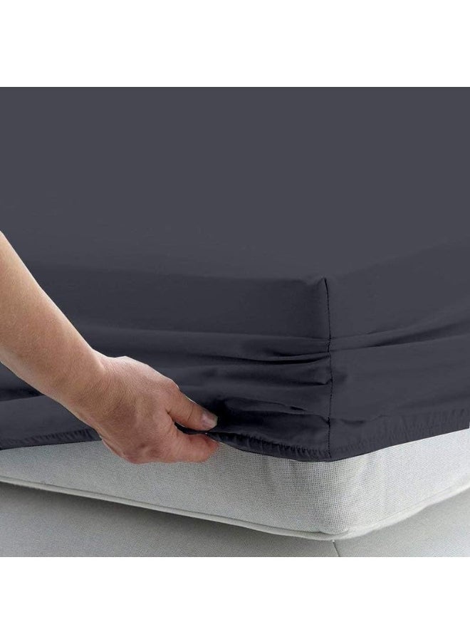 Rajlinen 5 PCs Adjustable Beds-Sheet Set 800-Thread-Count Super Rich 100% Cotton