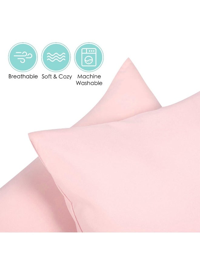 TILLYOU Toddler Pillowcase 2 Pack with Envelope Closure, 13