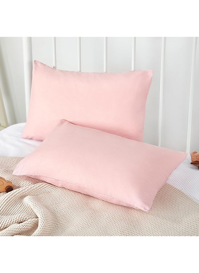 TILLYOU Toddler Pillowcase 2 Pack with Envelope Closure, 13