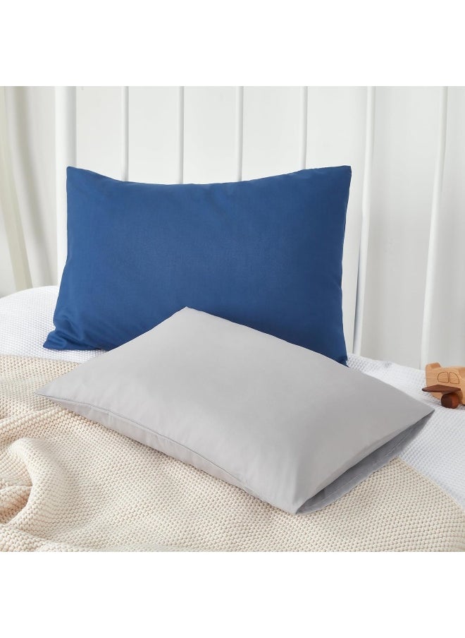 TILLYOU Toddler Pillowcase 2 Pack with Envelope Closure, 13