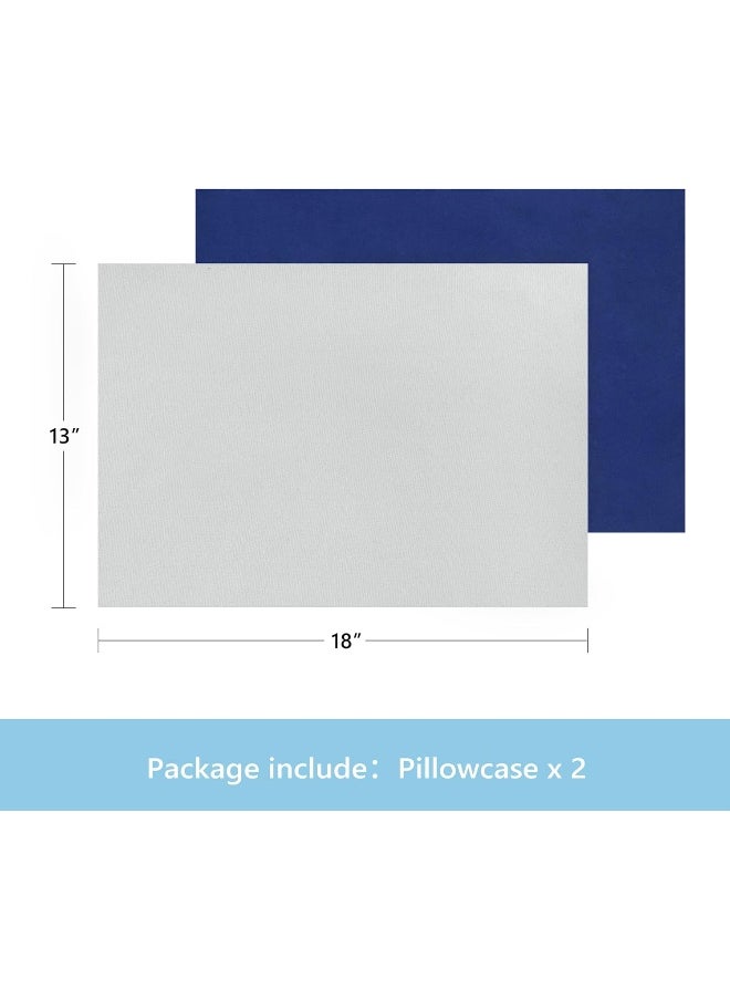 TILLYOU Toddler Pillowcase 2 Pack with Envelope Closure, 13