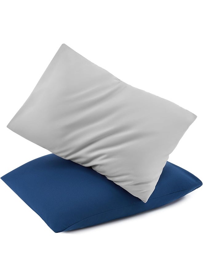 TILLYOU Toddler Pillowcase 2 Pack with Envelope Closure, 13