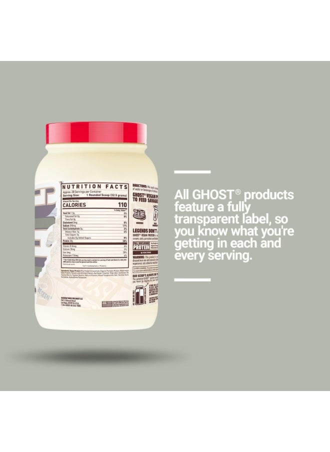 Ghost, Vegan Protein, 20g Protein, Pancake Batter, 2 Lbs, 28 Servings