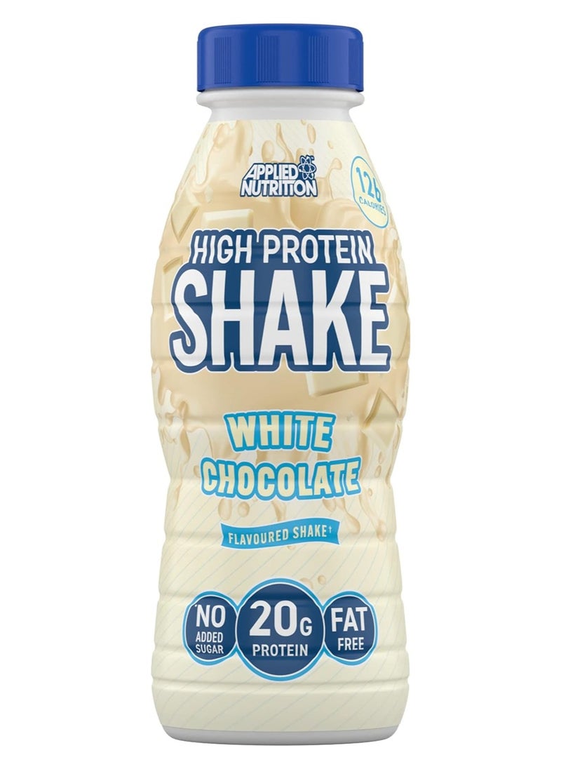 High Protein Shake, White Chocolate, 330 Ml Pack of 12