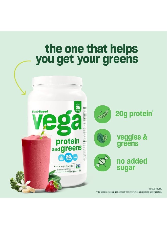 Protein And Greens Vegan Protein Powder Berry