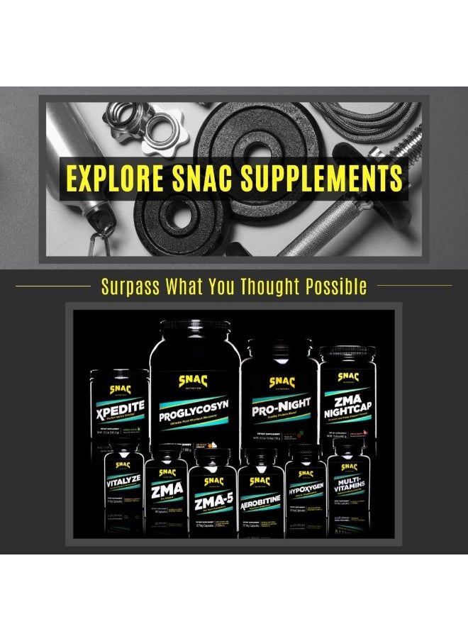 Zma-5 Sleep Aid Supplement, Promote Muscle Recovery & Growth, Immune Support, & Restorative Sleep With Zinc, Magnesium & 5-Htp, Post Workout, Before Bed Zma Supplements 180 Count (2 Pack)