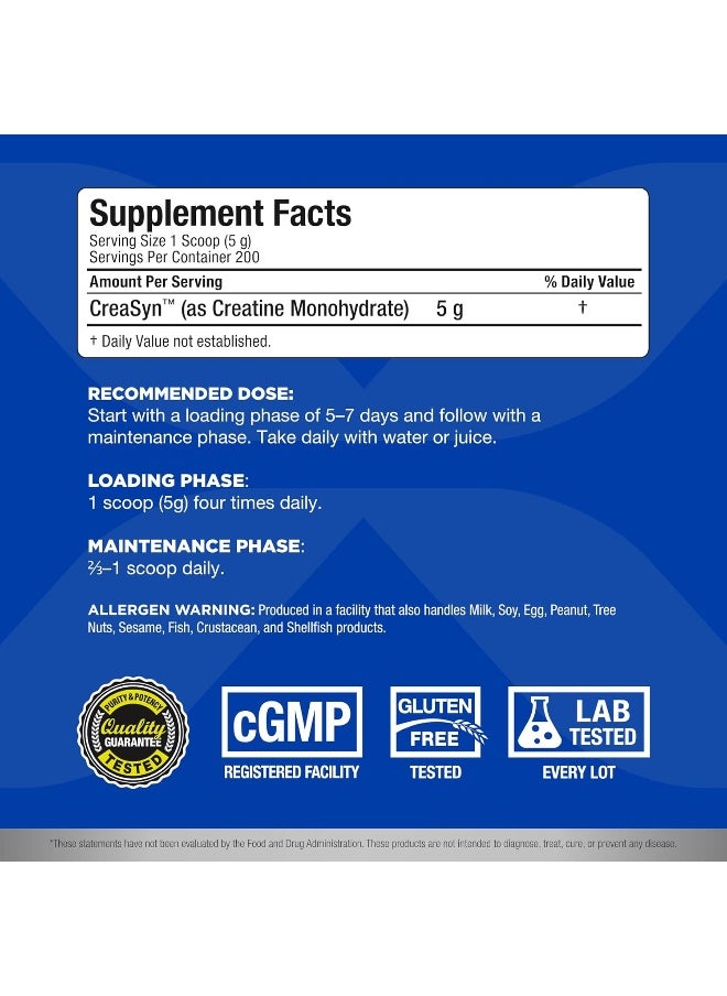 Creatine Monohydrate Powder, 1000G
