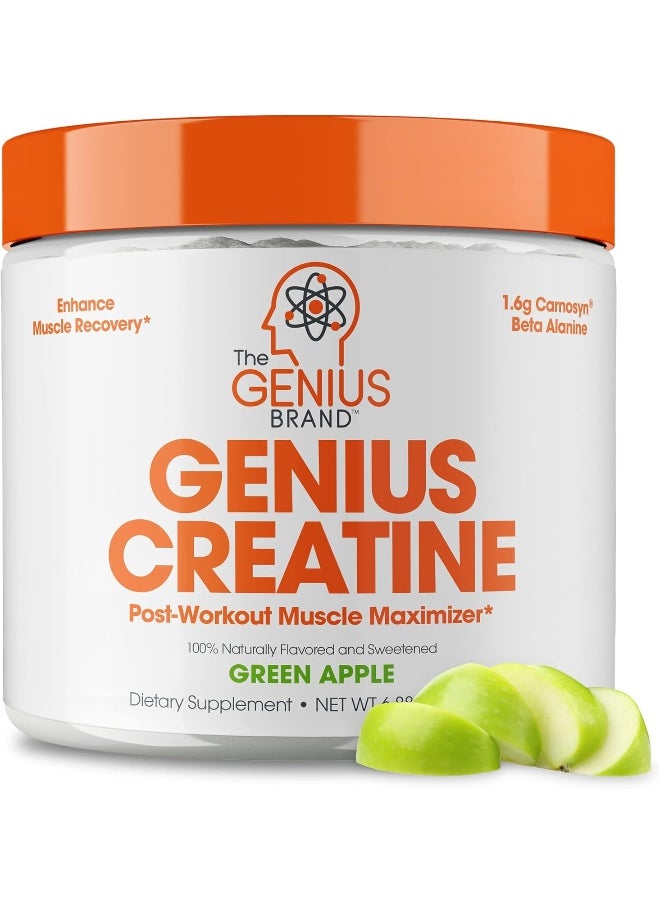 Creatine Powder With Creapure Monohydrate And Carnosyn Beta-Alanine Sr (Sour Apple, 195G)