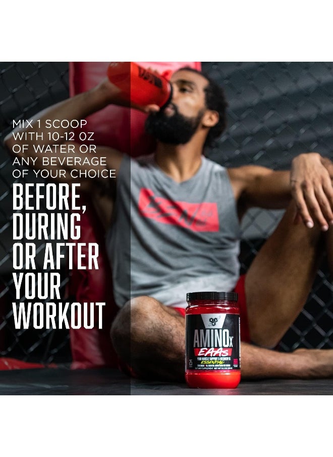 Amino X Eaas, Muscle Recovery & Endurance, 10G Essential Amino Acids, 5G Bcaas, Zero Sugar, Caffeine Free, Watermelon Splash, 13.2Oz, 25 Servings
