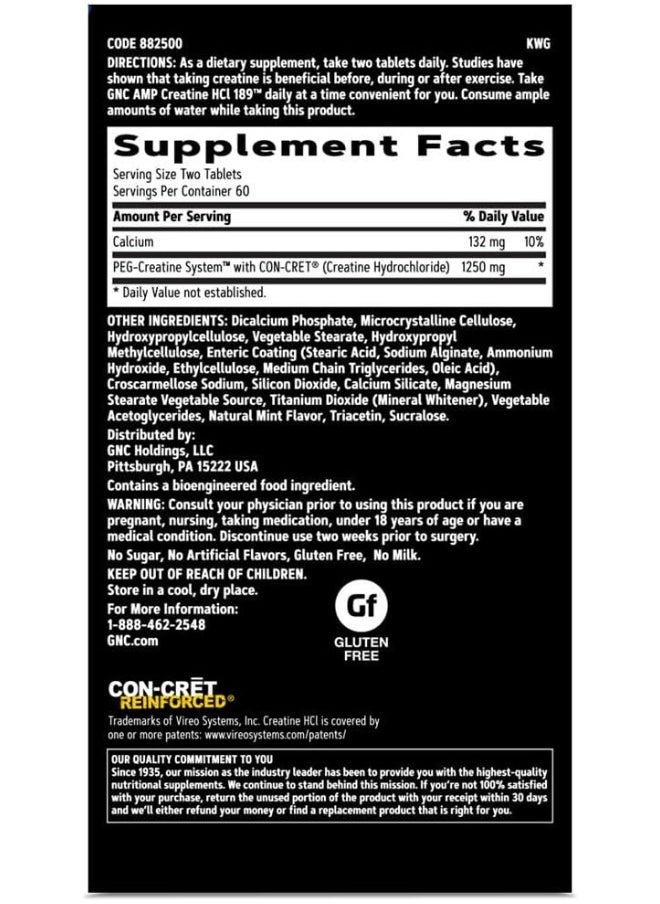 Amp Hcl 189, 120 Tablets