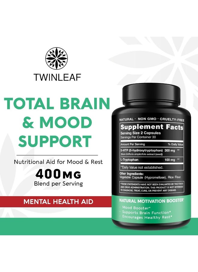 5 Htp Supplement 400 Mg For Mood Support