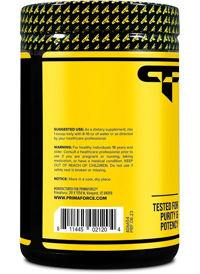 Primaforce BCAA Powder (Pineapple Mango) (30 Servings) - 7000MG 2:1:1 BCAAs, Post-Workout Recovery Drink with Amino Acids and Real Salt for Men & Women