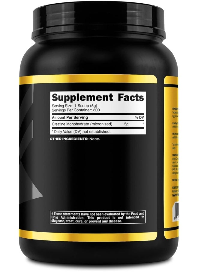Primaforce Creatine Monohydrate Supplement – 1.5 KG - Micronized Powder