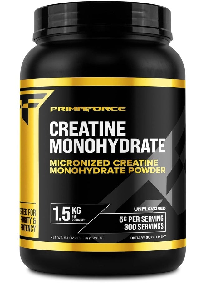 Primaforce Creatine Monohydrate Supplement – 1.5 KG - Micronized Powder