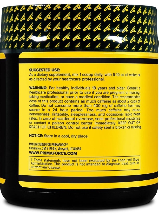 Primaforce Guarana Powder (200g) (Unflavored) - Pure Guarana, 200 Servings