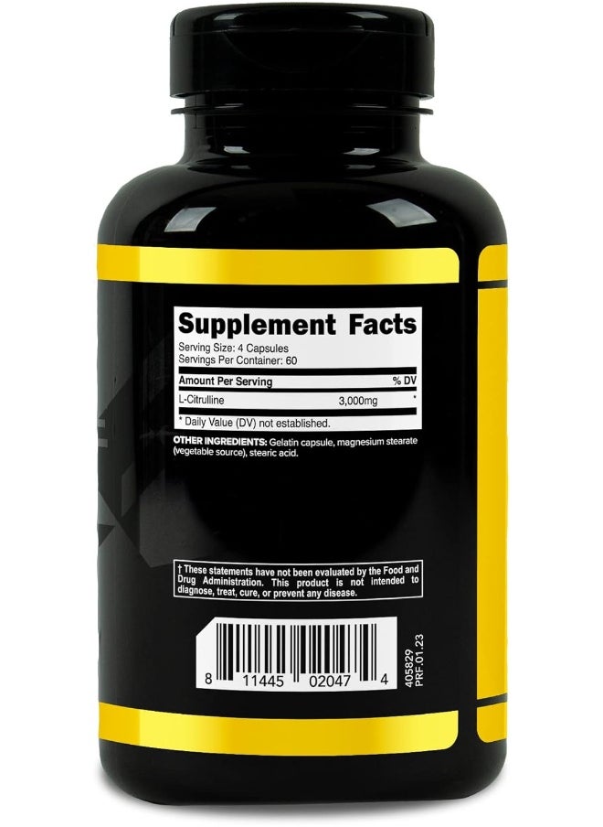 Primaforce L-Citrulline 3000mg, 240 Capsules, 60 Servings