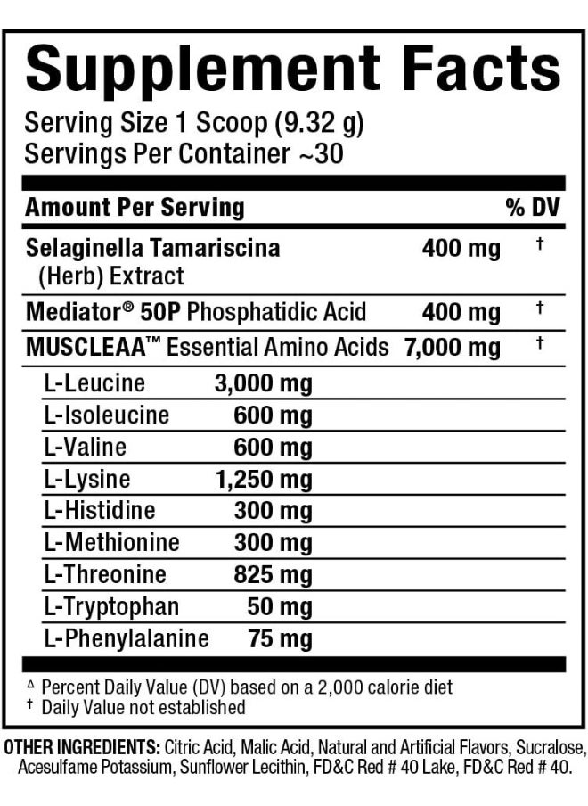 - Muscleaa, Amino Energy For Strength And Muscle Gain, Supports Hydration, Stamina And Exercise Performance, Formulated With 7000Mg Eaas And 4200Mg Bcaas (Candy Keys)