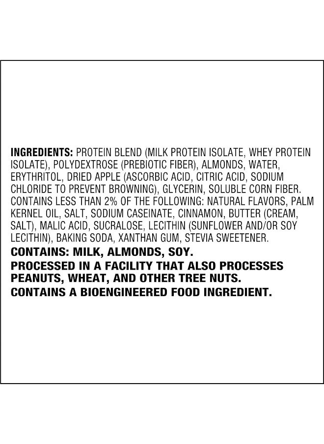 Nutrition Apple Pie Protein Bar, 20G Protein, 4G Net Carbs, 2G Sugar, Gluten Free, Keto Friendly, 12 Count