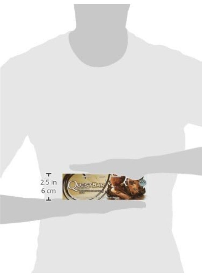 Nutrition Double Chocolate Chunk Protein Bars, High Protein, Low Carb, Gluten Free, Keto Friendly, 12 Count