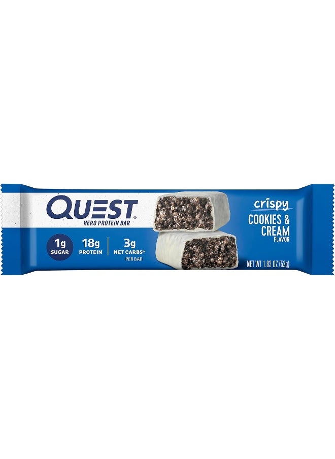 Nutrition Cookies & Cream Hero Bar - 12 Count