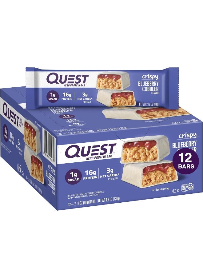 Nutrition Blueberry Cobbler Hero Bar, 12 Count