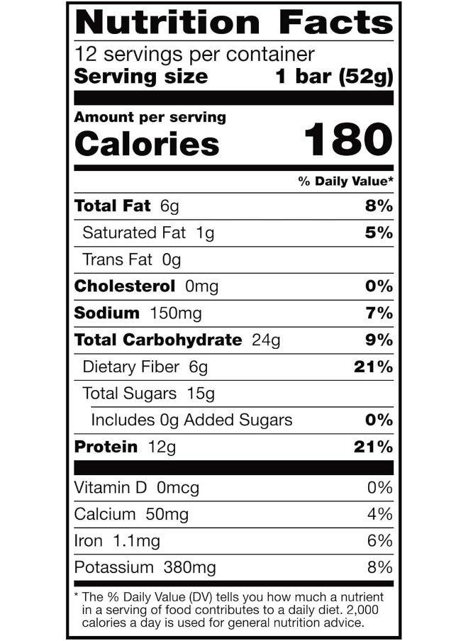 - Protein Bar Blueberry 12 Bars